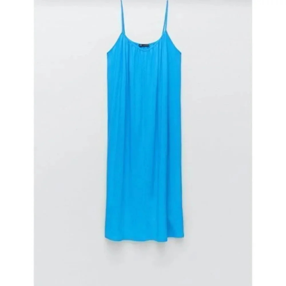 Zara STRAPPY RIB DRESS - Picture 4 of 10